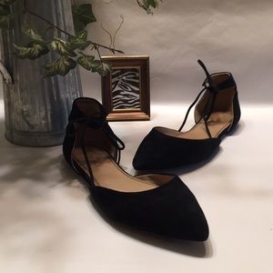 Splendid ankle tie flat